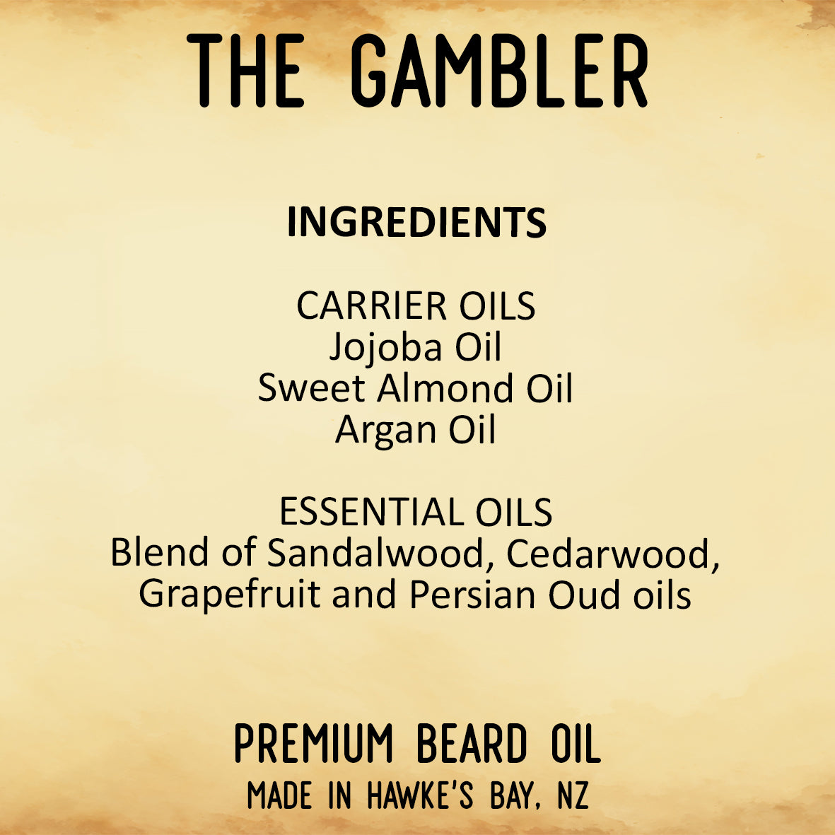 GAMBLER Beard Oil