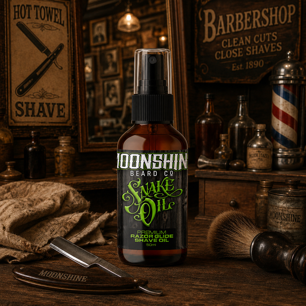 SNAKE OIL Shave Oil